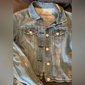 👖American Eagle Outfitters XS Denim Jacket excellent condition Light blue